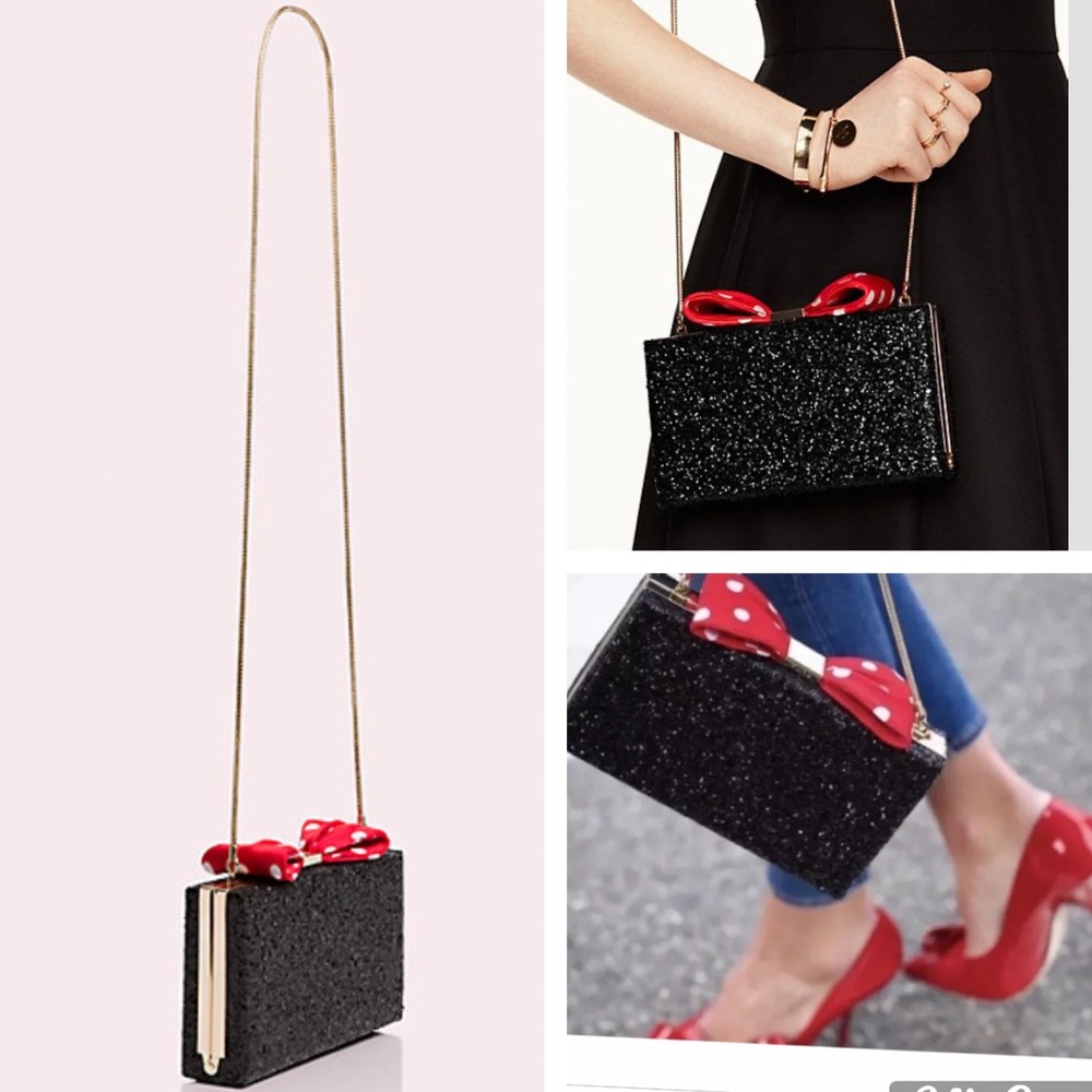 Kate Spade Disney Minnie Glitter Exclusive Special Edition Bag ♥️♥️ HOST PICK